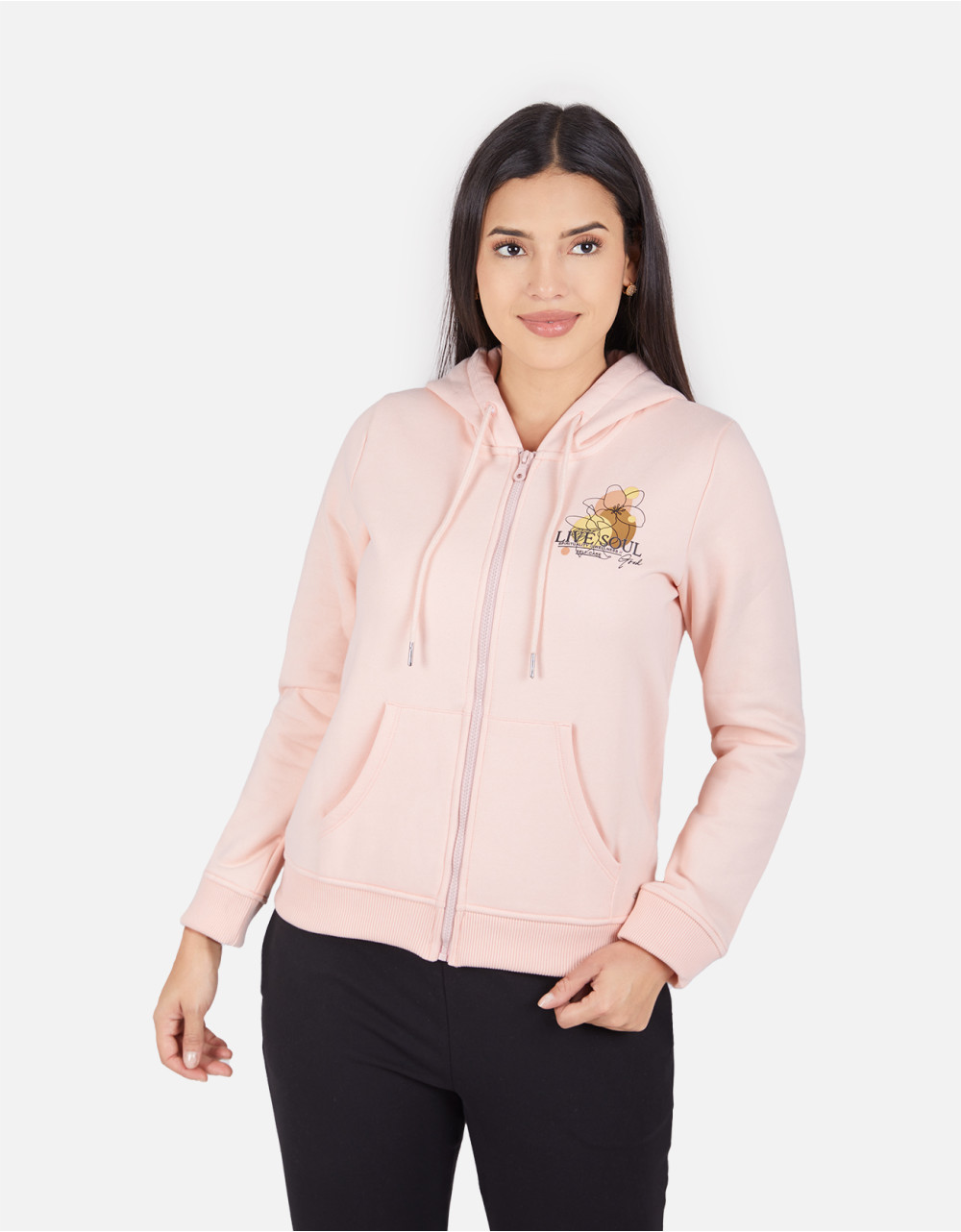 Polera regular fit rosa