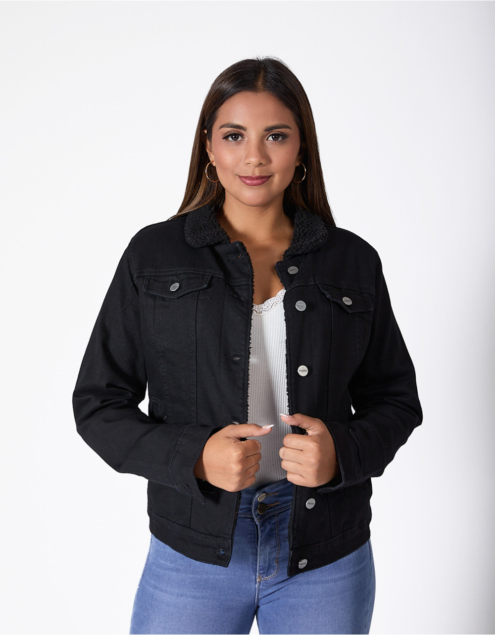 Casaca Tyana Regular Fit Negro