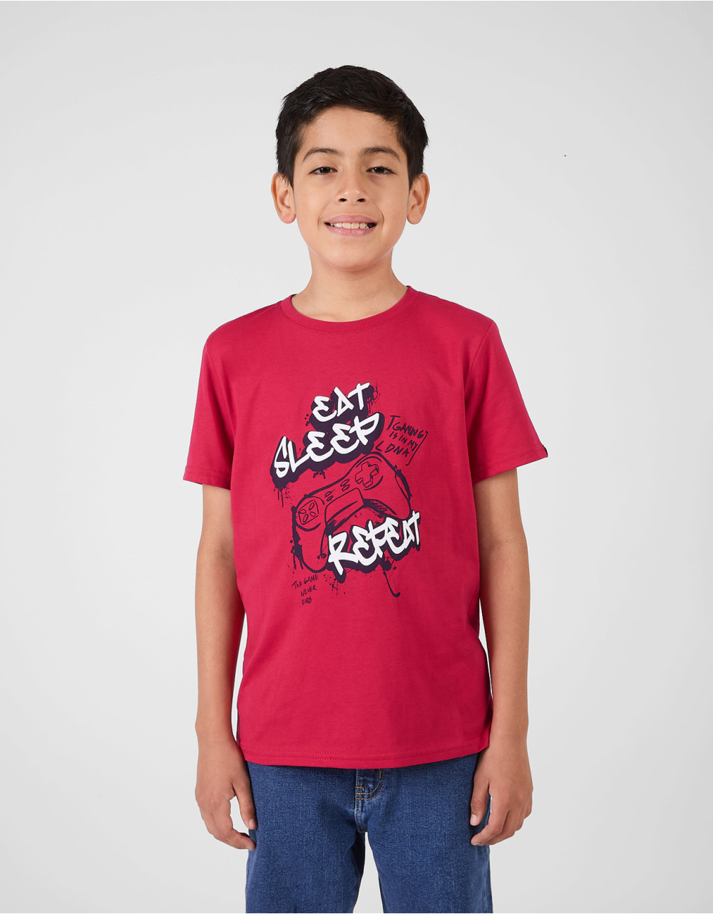 Polo regular fit cuello redondo multicolor