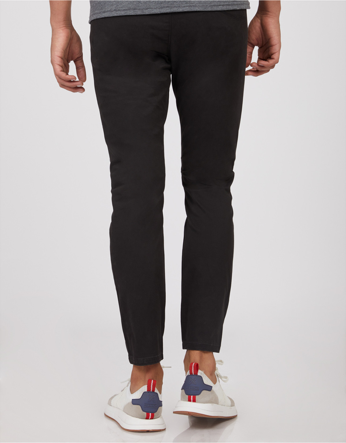 Pantalón Hombre Skinny Drill Altemar Negro