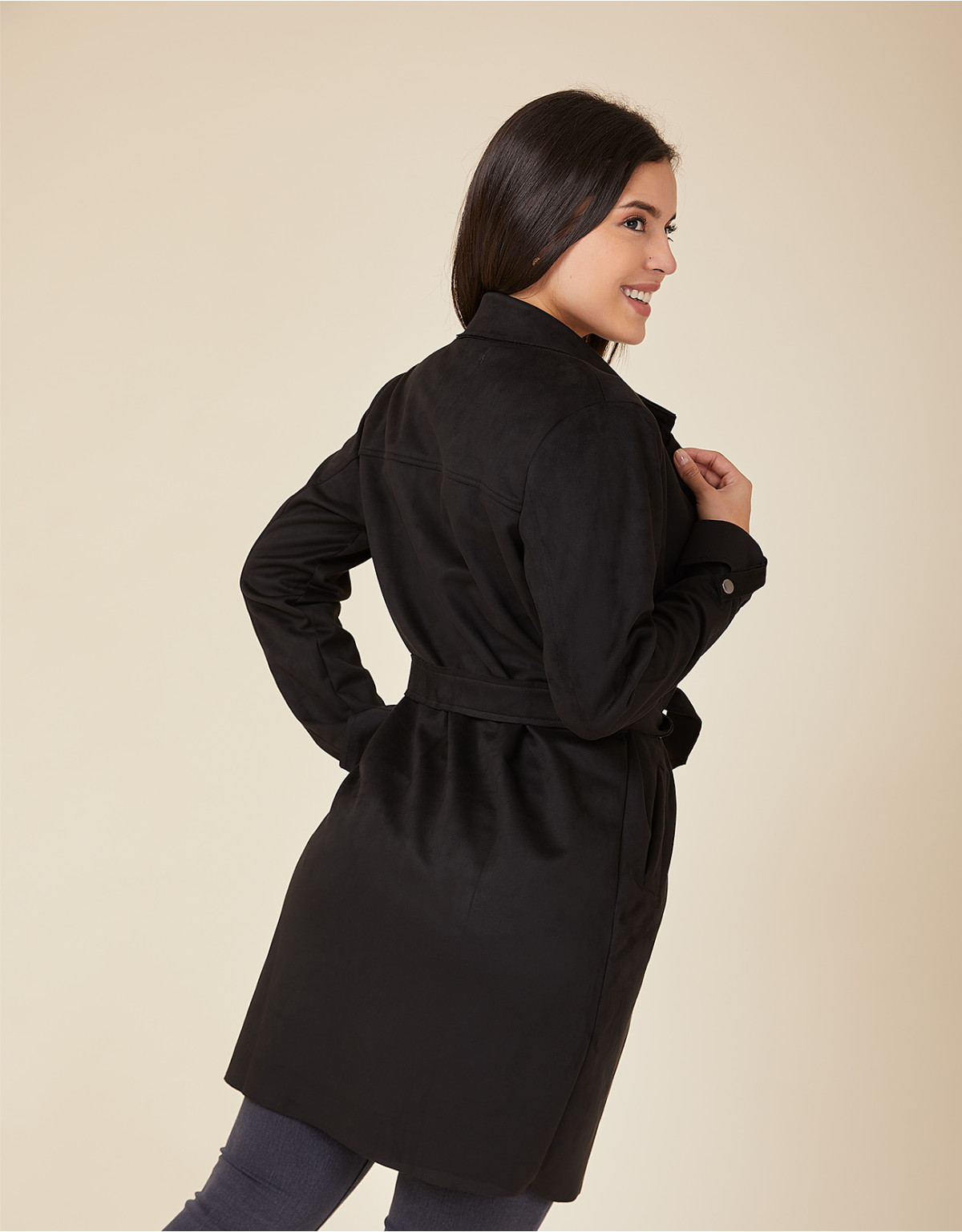 Cardigan regular fit negro