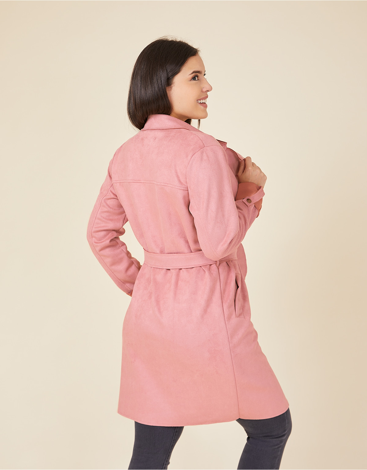 Cardigan regular fit rosa