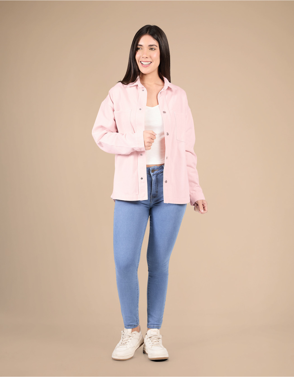 Camisaco Jhimena relaxed rosa