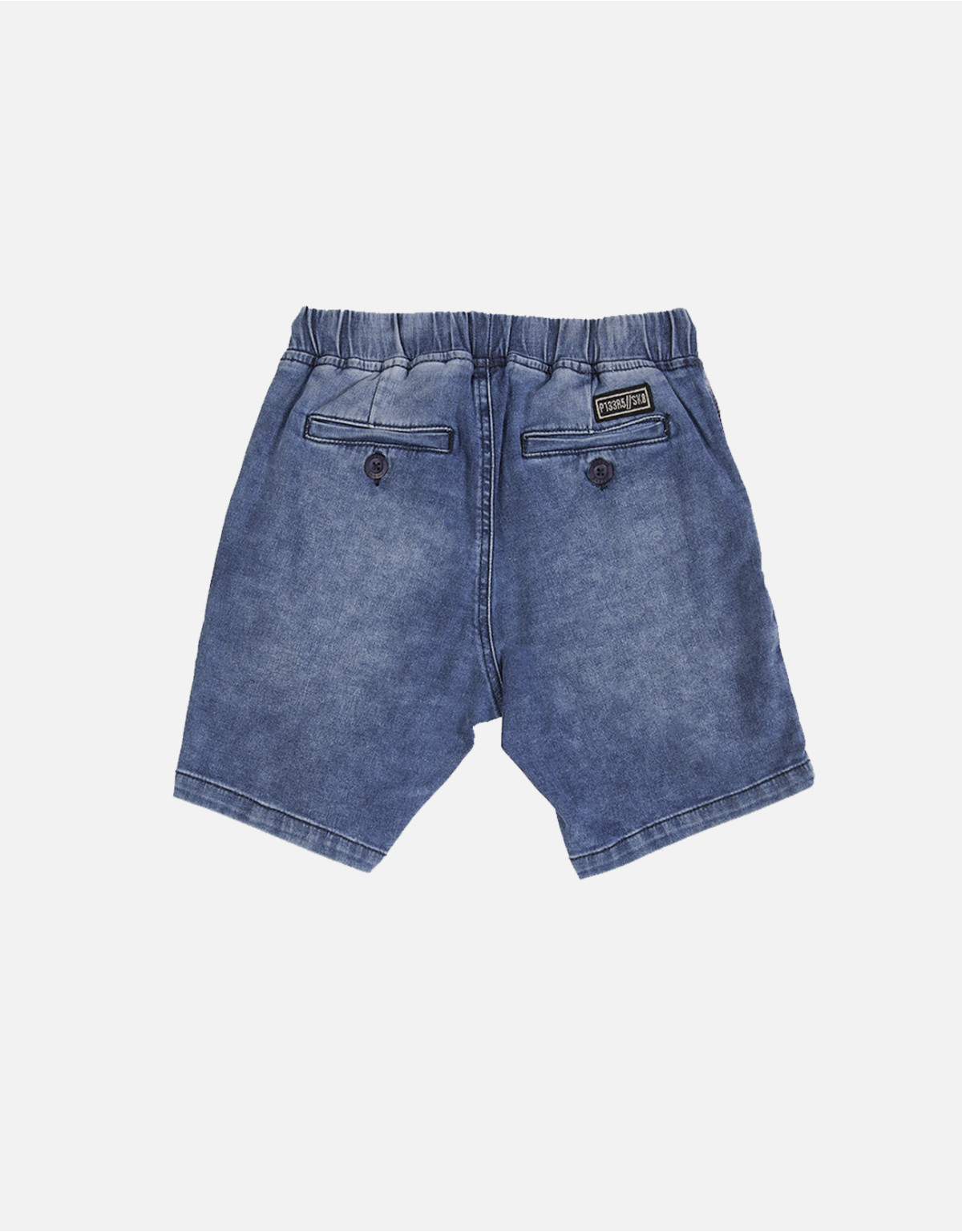 Bermuda jean slim fit azul