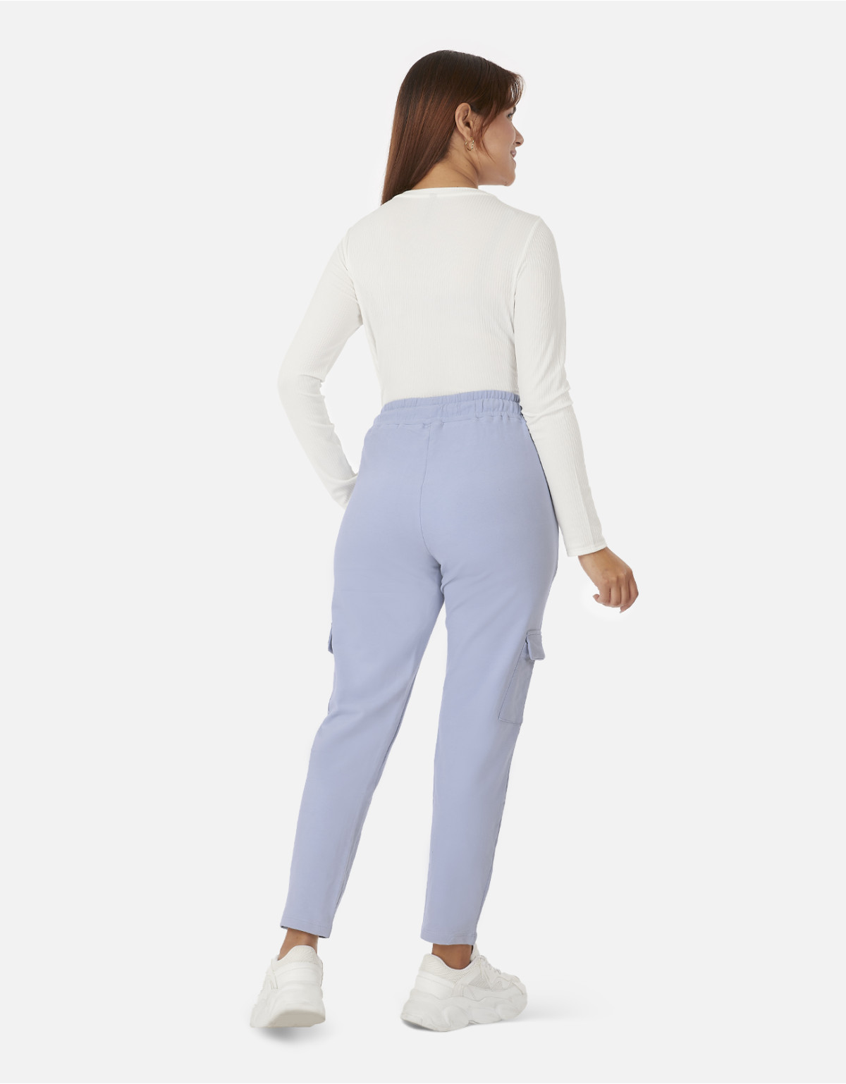 Buzo Alaina Celeste Regular Fit