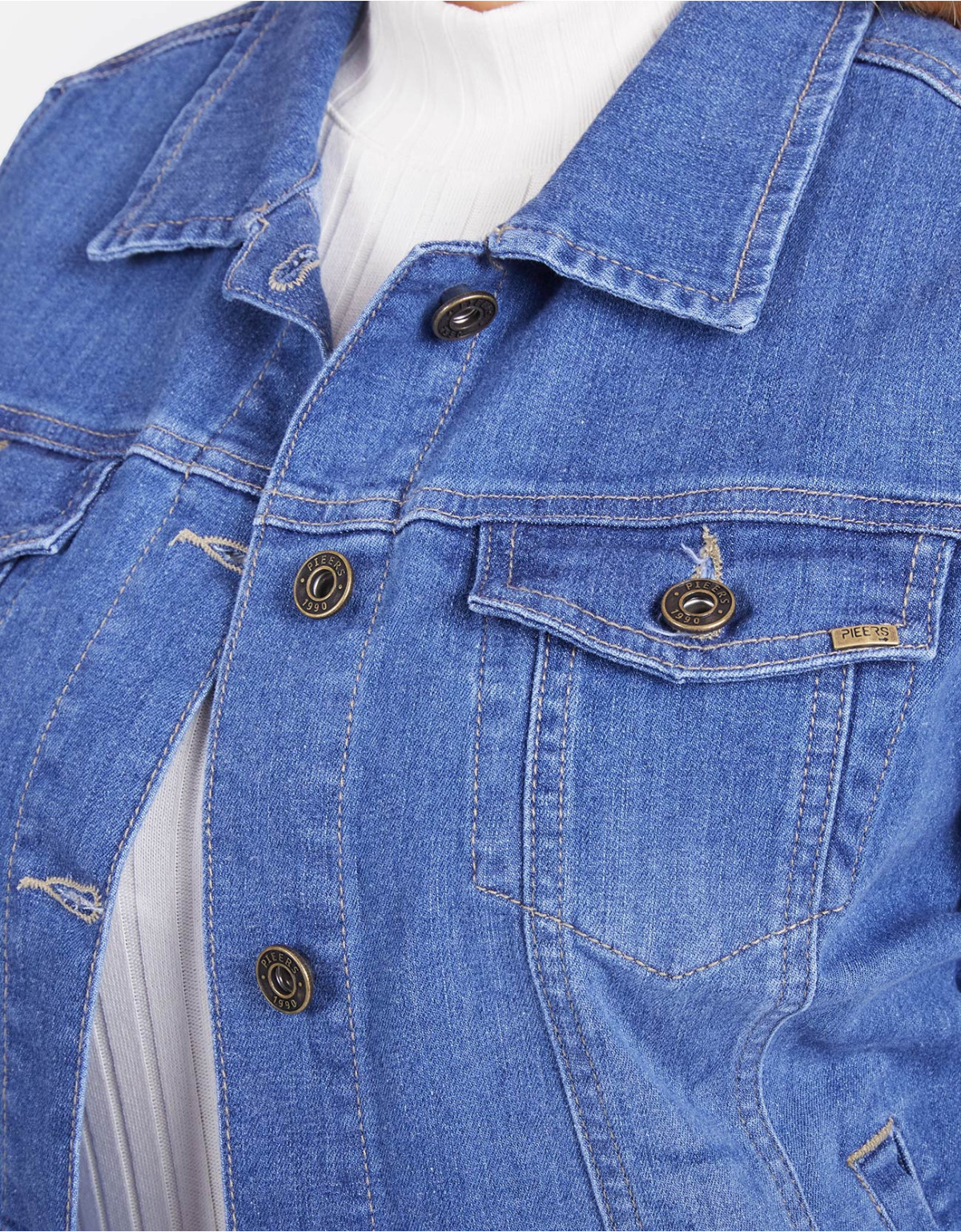 Chaleco regular fit azul