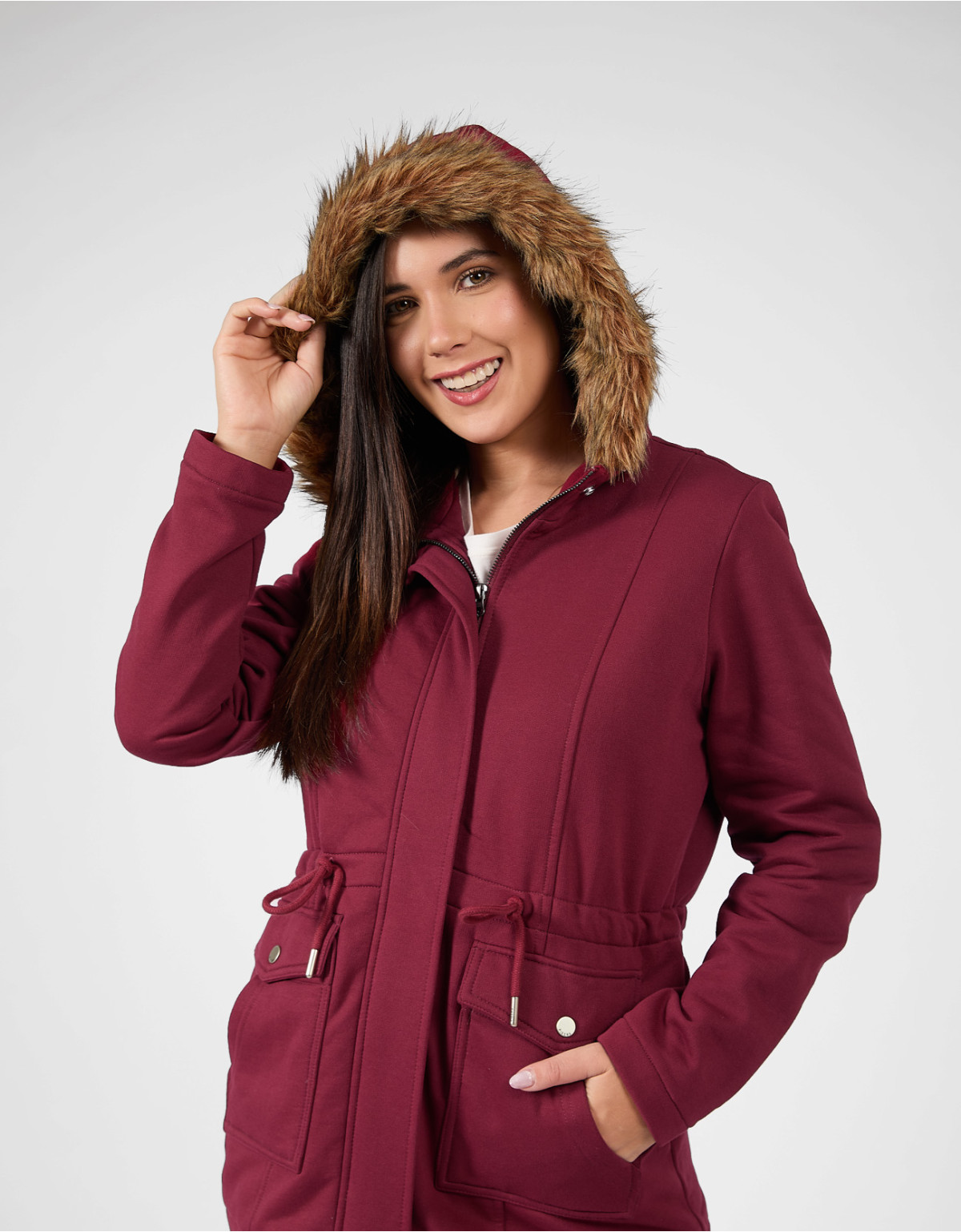 Parka Namora regular fit Vino