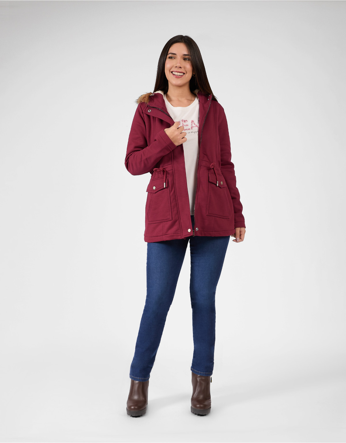 Parka Namora regular fit Vino