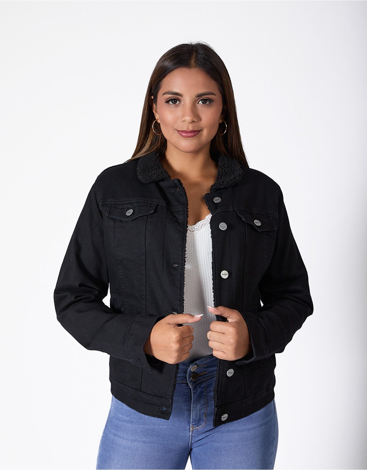 Casaca Tyana Regular Fit Negro