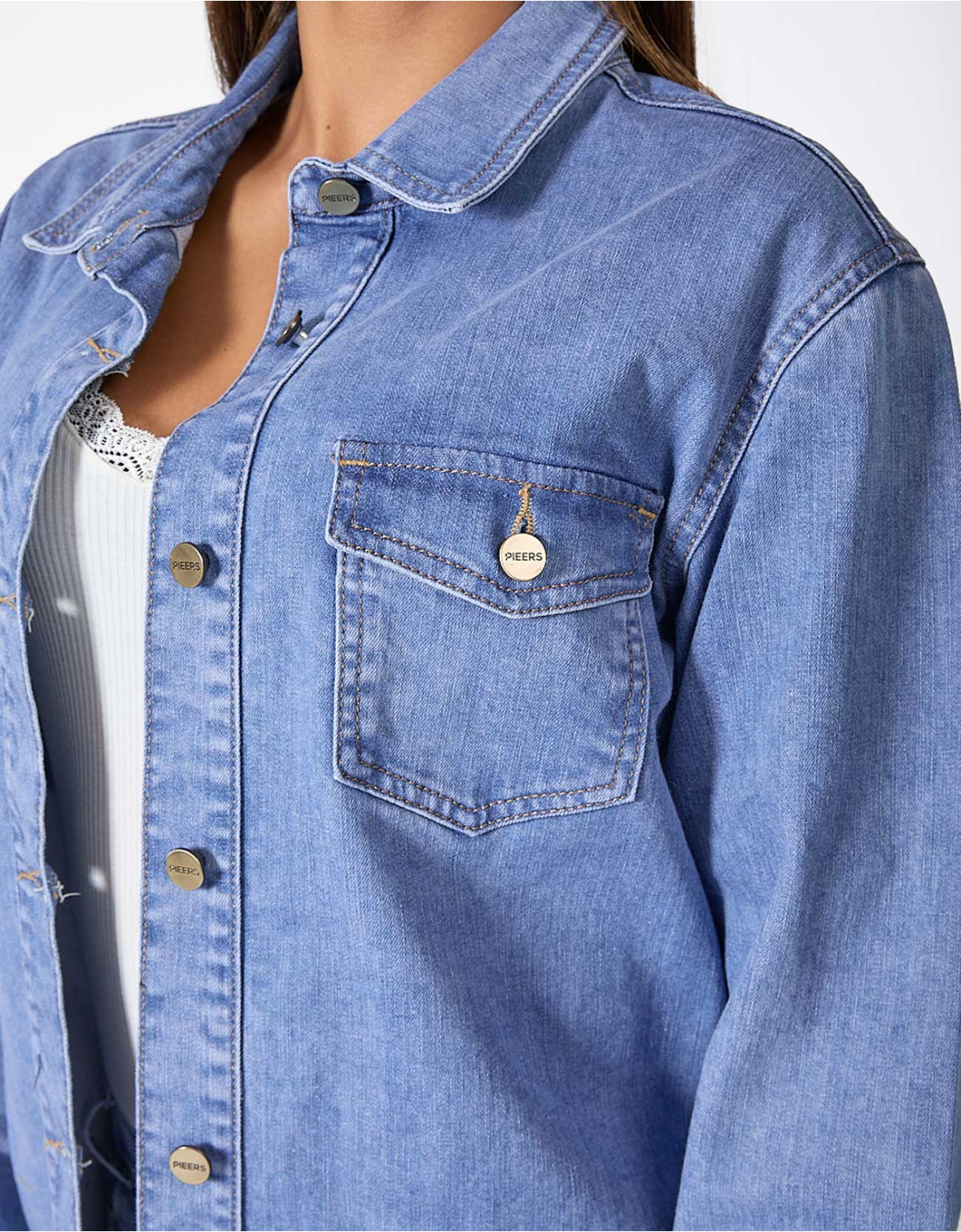 Camisaco saorih regular fit crystal focalizado