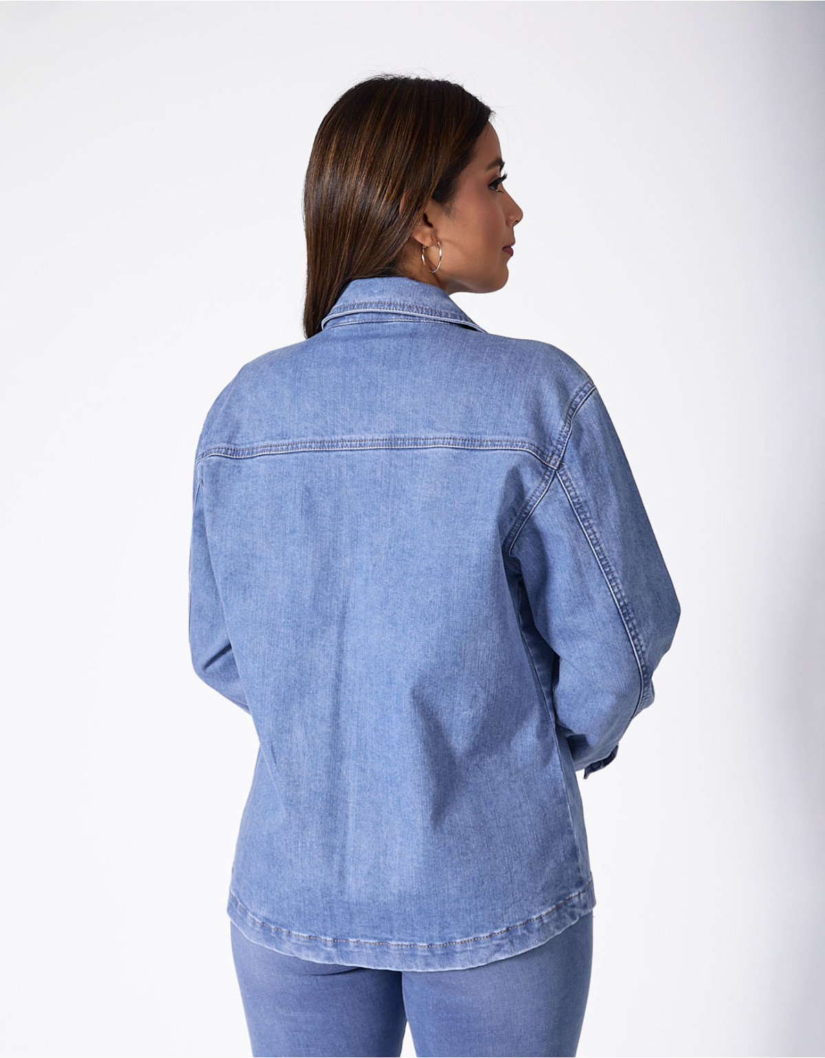 Camisaco saorih regular fit crystal focalizado