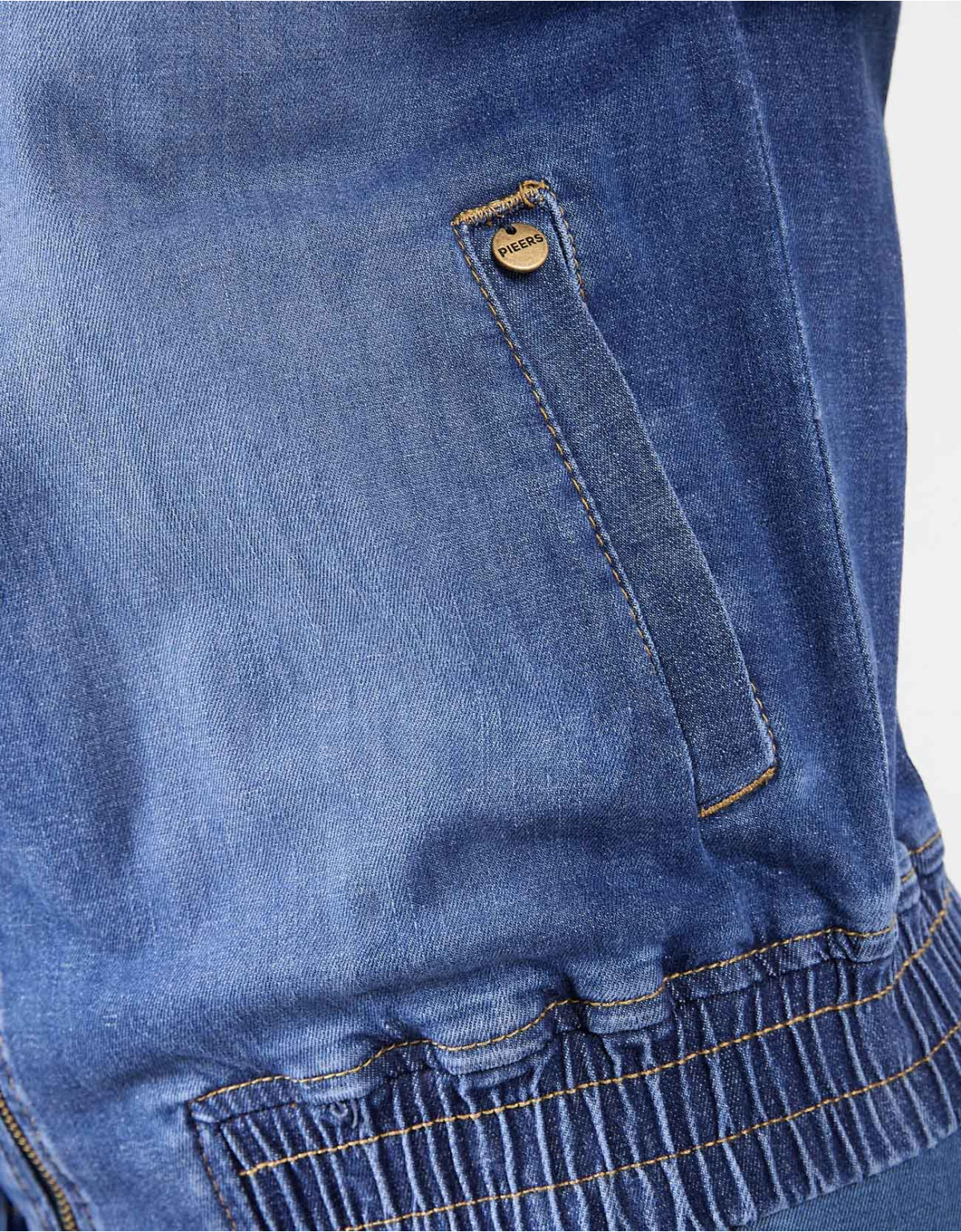 Casaca Anays azul regular fit