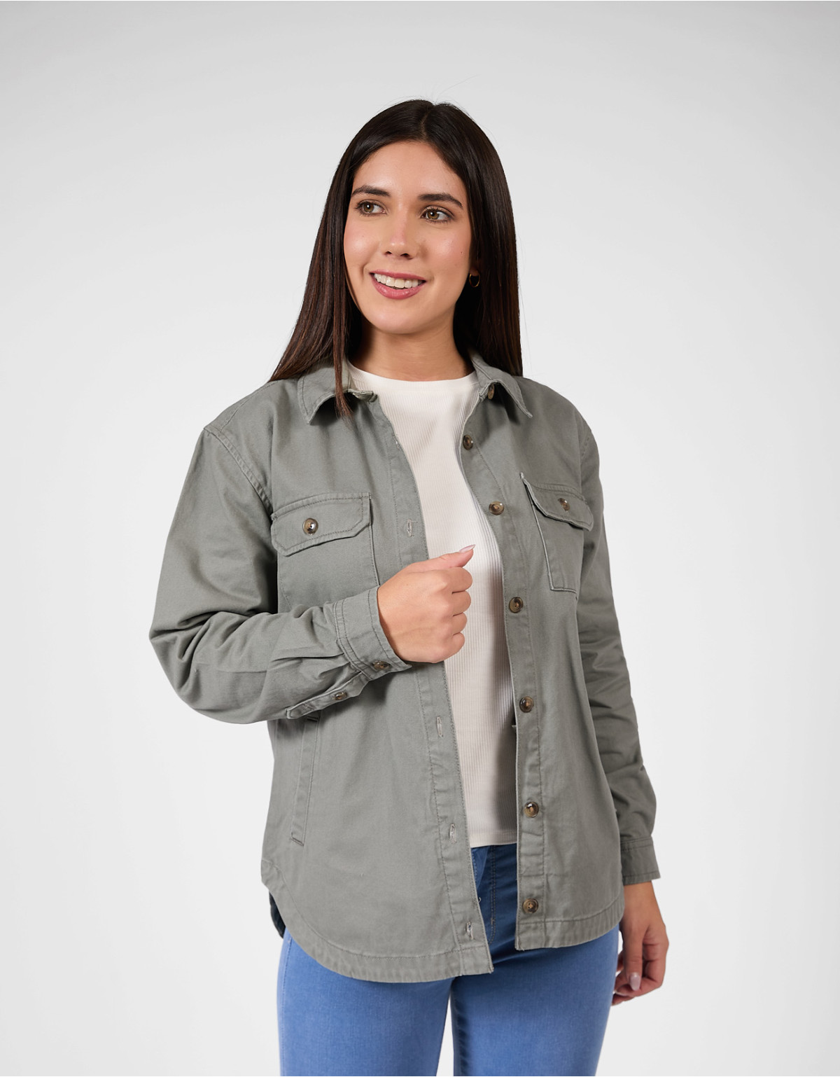 Camisaco Viktoria verde regular fit