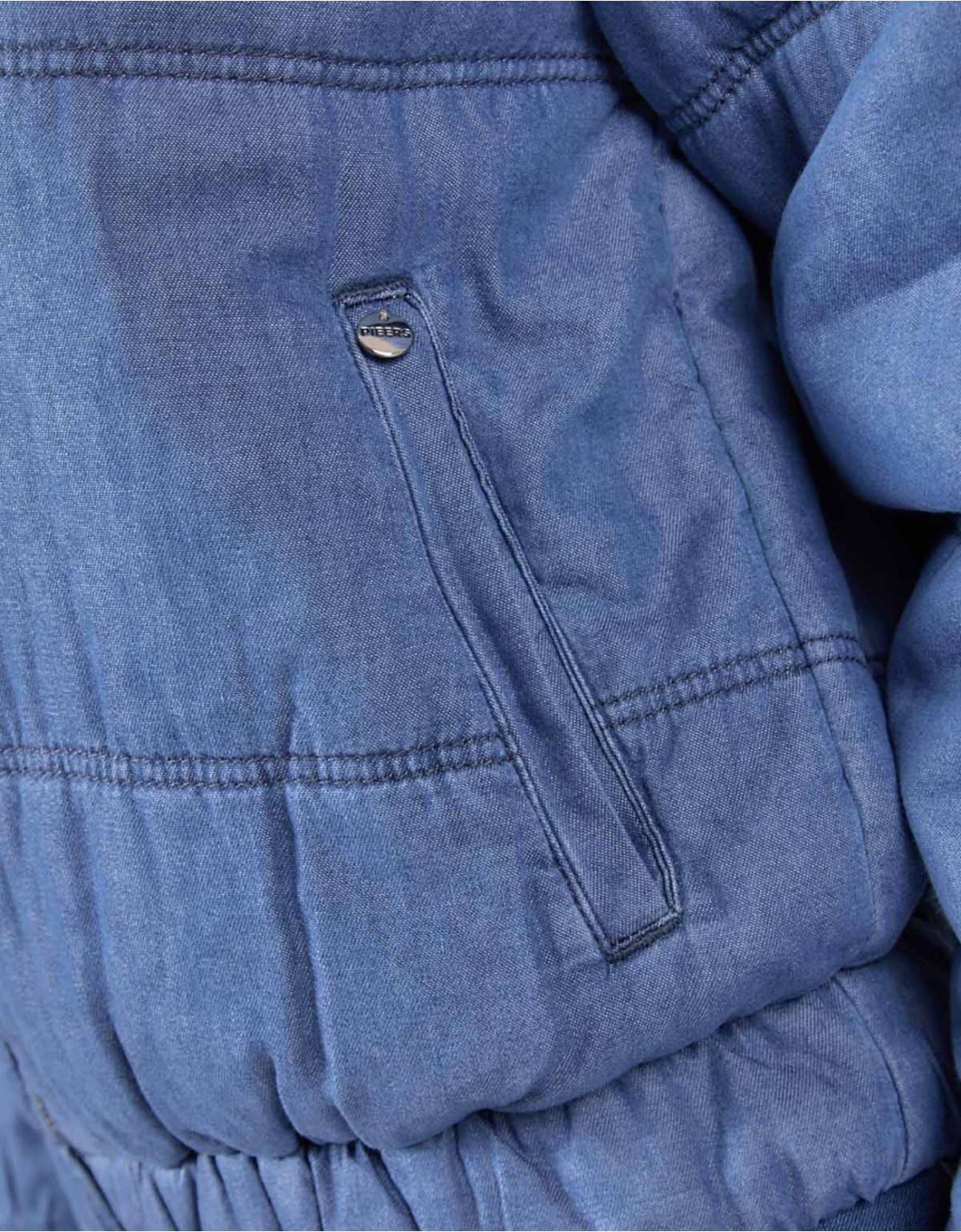 Casaca Layra regular fit celeste