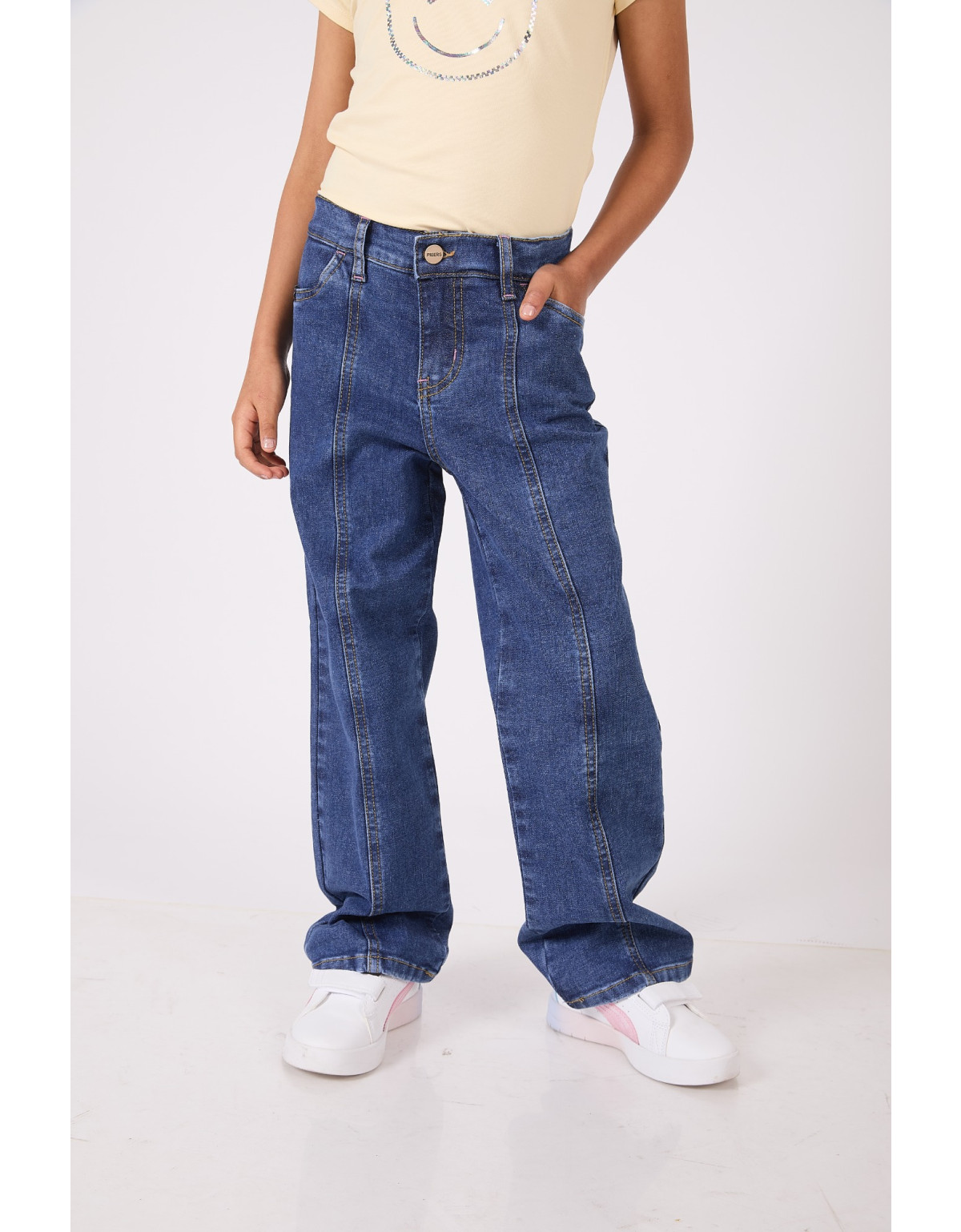 Pantalones Niña (4-10) Annya Crystal Wide leg 