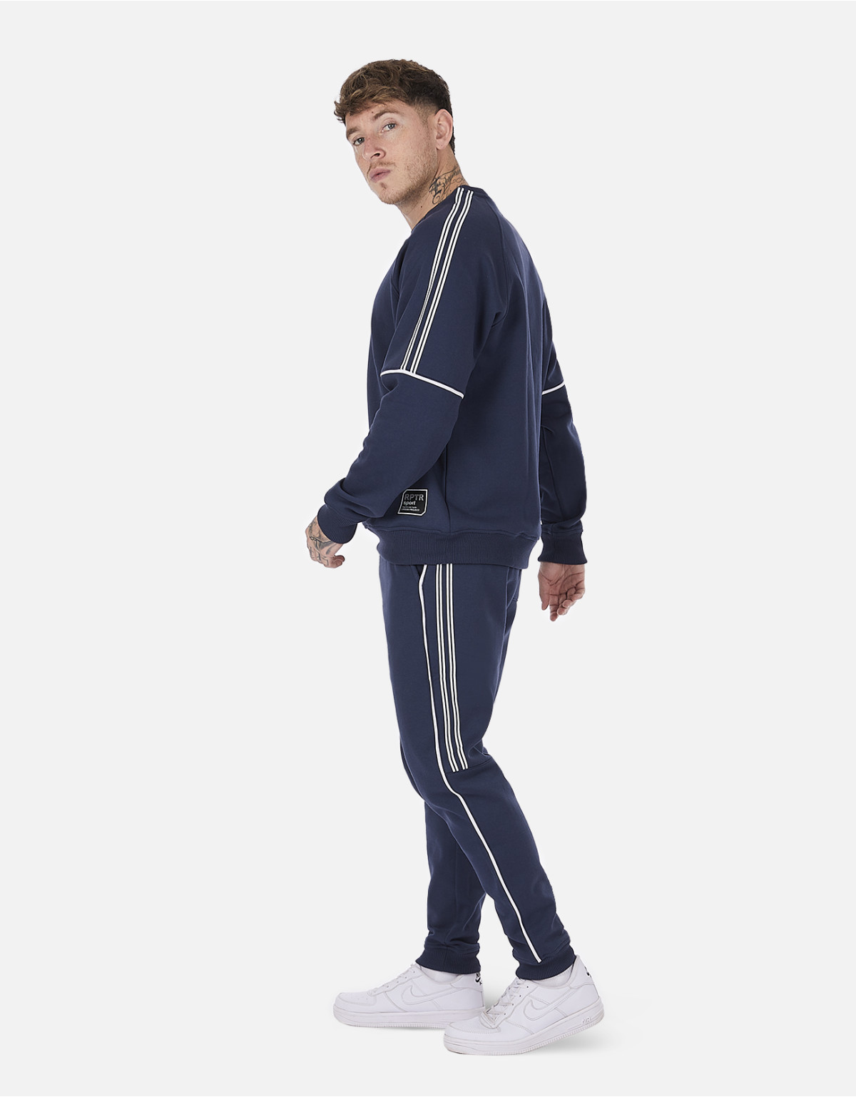 Buzo regular fit azul